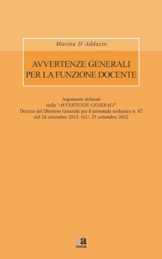 Avvertenze generali per la funzione docente