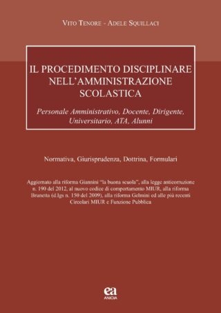 Il procedimento disciplinare nell'amministrazione scolastica