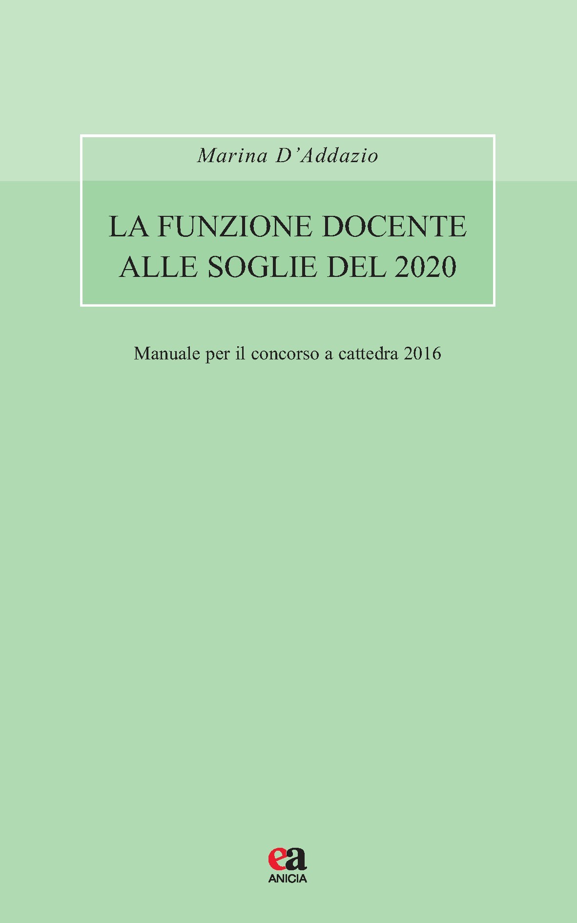 La funzione docente alle soglie del 2020