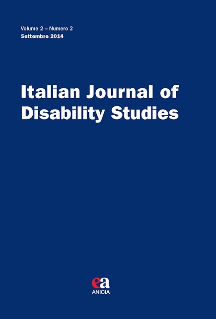 Italian Journal of Disability Studies – V. 2 – N. 2