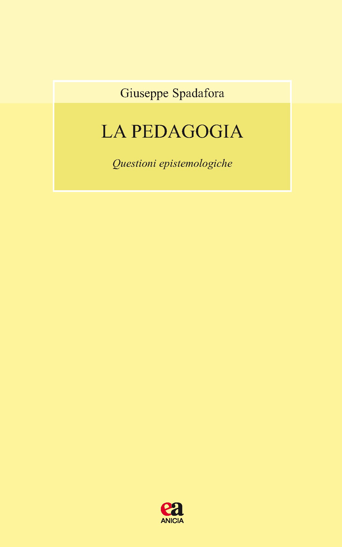 La pedagogia