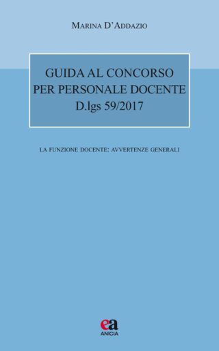 Guida al concorso per personale docente - D.lgs 59/2017