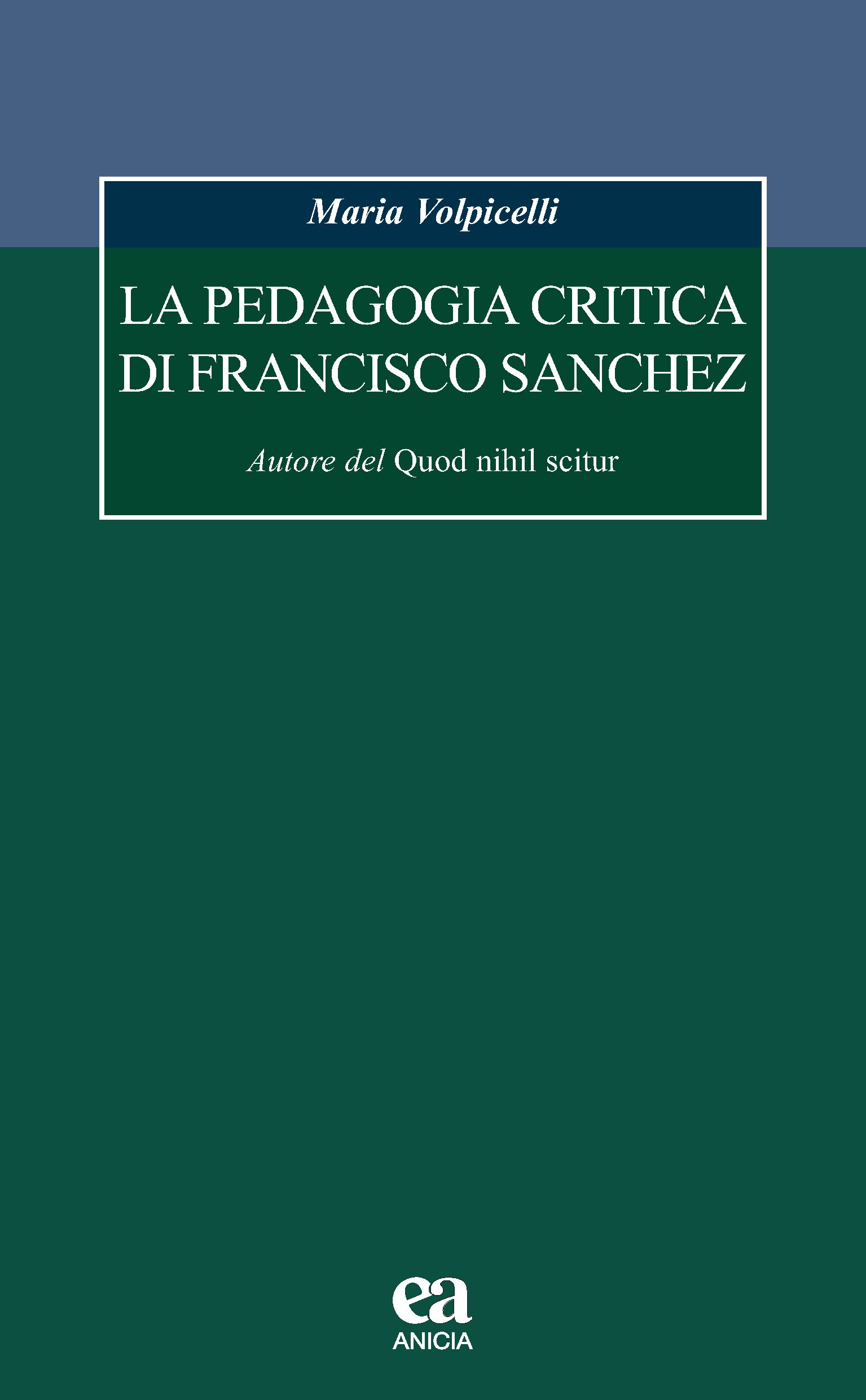 La pedagogia critica di Francisco Sanchez