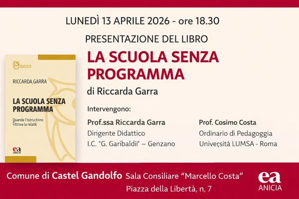 Presentazione del libro “La Scuola senza programma”